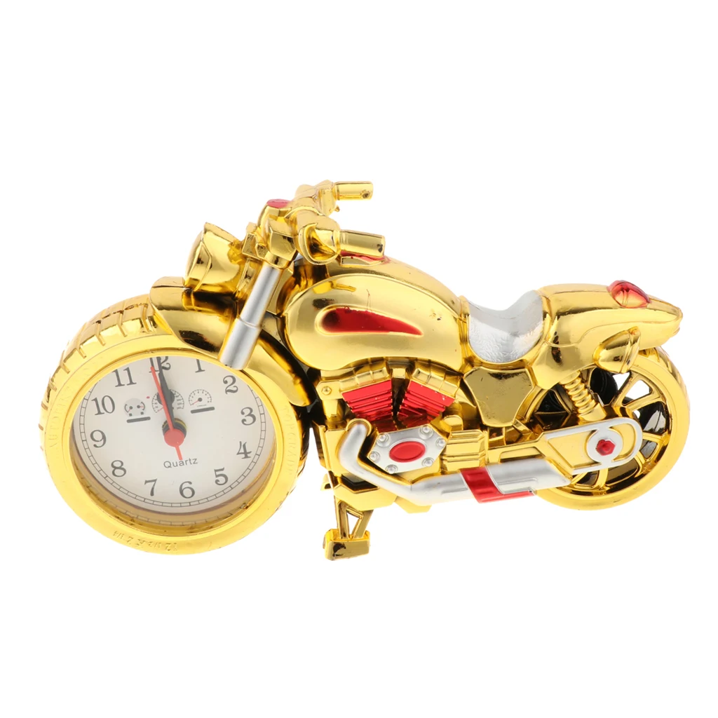 Ретро Мотоцикл Часы Арт модель мотоцикл фигура ремесло Домашний Декор хобби