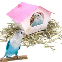 petcloud bird cage decoration plastic birds nest parrot cage box bird house parrot bedroom decorative supplies for porrots