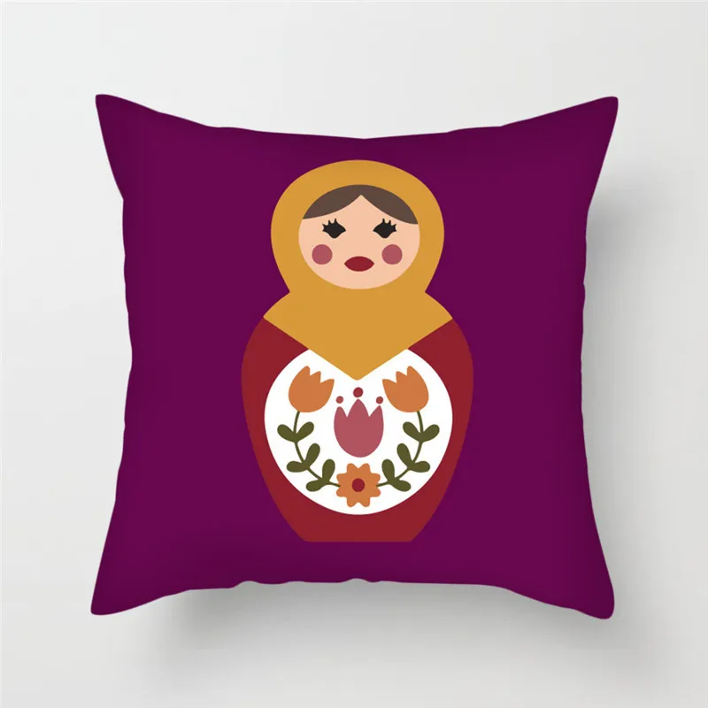 TTLIFE русская кукла наволочка для подушки с рисунком из мультфильма декоративная