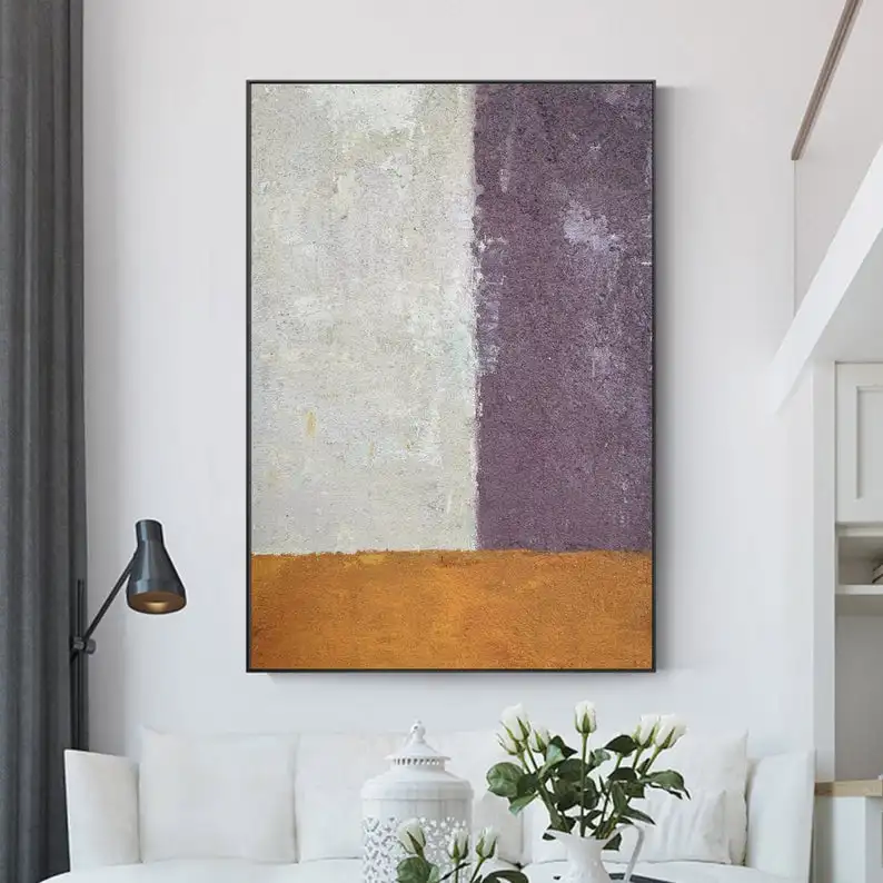 

Большое современное искусство, Минималистичная живопись, минималистичное искусство, Настенный декор для столовой, холст, абстрактная живо...