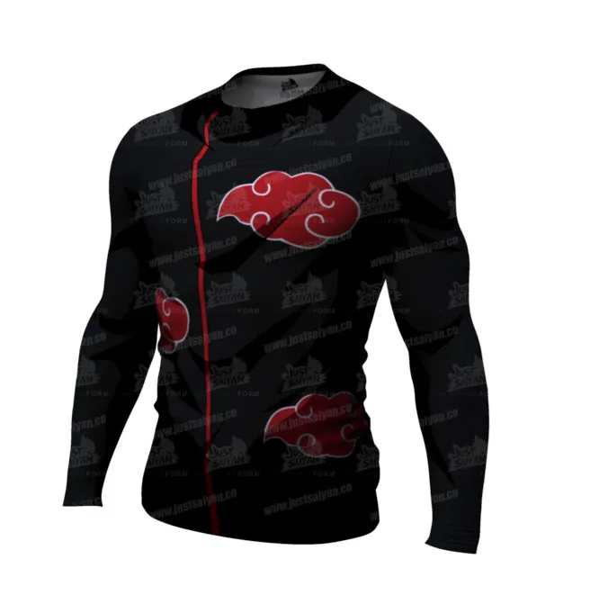 Футболка мужская с длинным рукавом облегающие легинсы для фитнеса рисунком