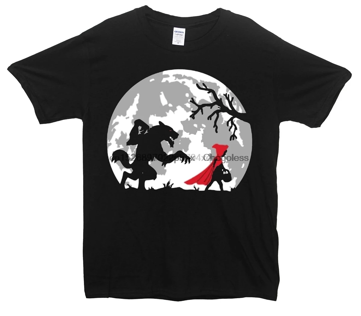 Брендовая маленькая красная шапочка. Летняя мужская футболка с коротким рукавом