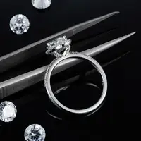 Eternal Love Moissanite Diamond Ring 4