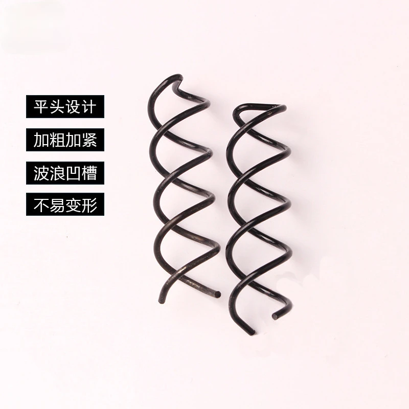 10 шт. волос инструменты Вязание спираль заколка для аксессуары вращающийся зажим