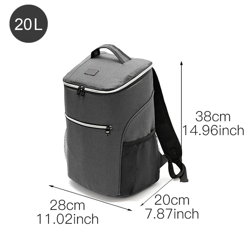 20л изолированный охлаждающий рюкзак термоизолированная сумка-холодильник Bento