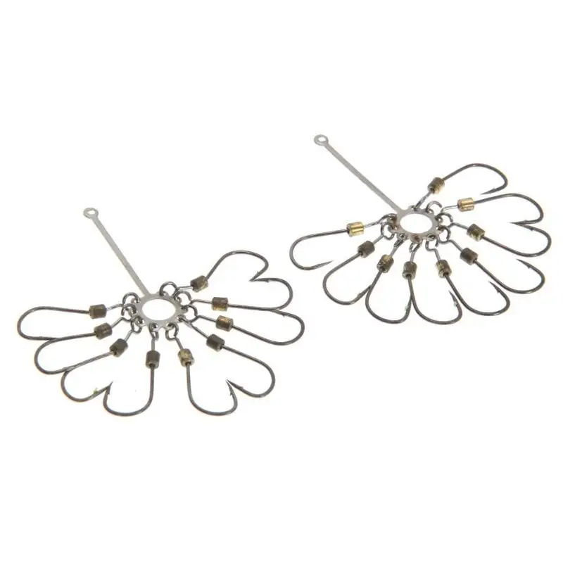 2 шт. с высоким содержанием углерода Сталь Sharp эксплозионные Крючки рыболовные