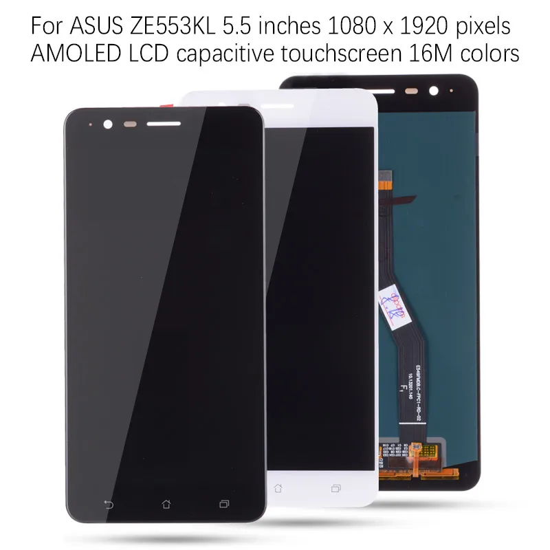 С рамкой Zenfone 3 Zoom Ze553kl дисплей дигитайзер оригинальный экран Замена сенсорный |
