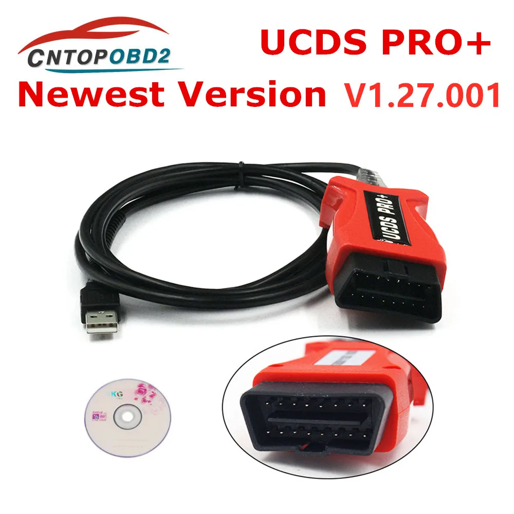 Профессиональный UCDS Pro + V1.27.001 OBD2 Диагностический кабель UCDSYS с 35 токами полная Лицензия UCDS pro полная активация UCDS FOCOM