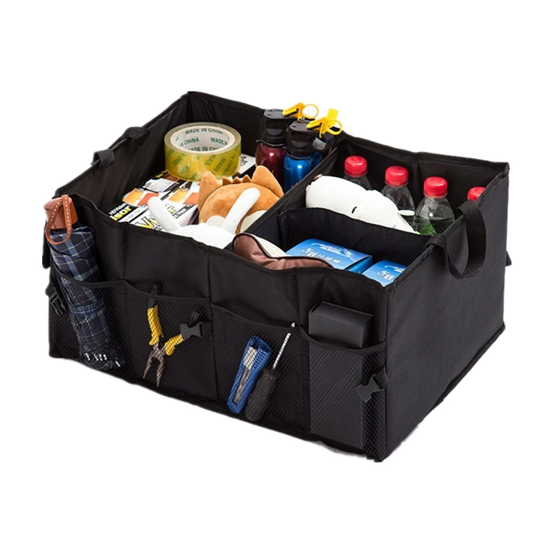 

Складные коробки для хранения, большая Экологически чистая прочная сумка из ткани Оксфорд для хранения всякой всячины, органайзер, контейн...