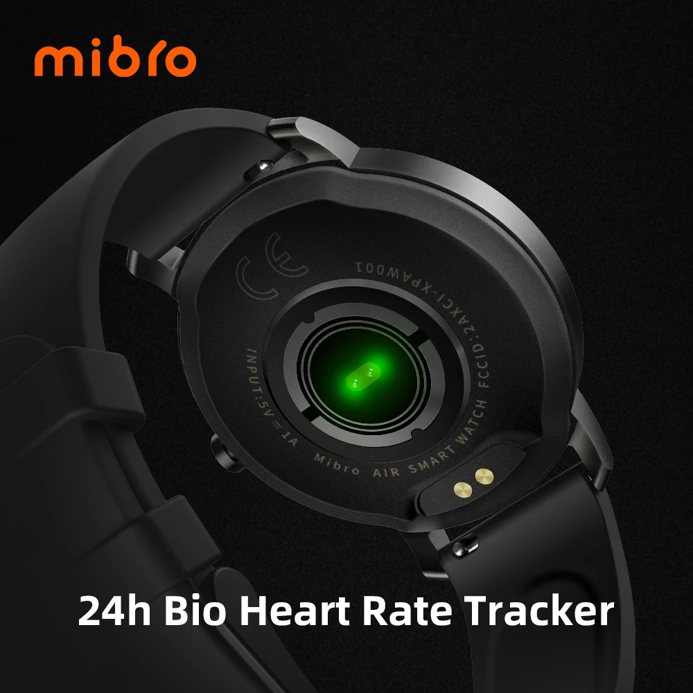 mibro air smart sports watch bluethooth sleep monitor multi language ip68 waterproof fitness wearable device heart rate tracker free global shipping