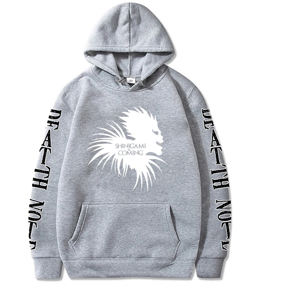 

Anime Death Note Men Hoodies Sweatshirts Hat Clothing Tops