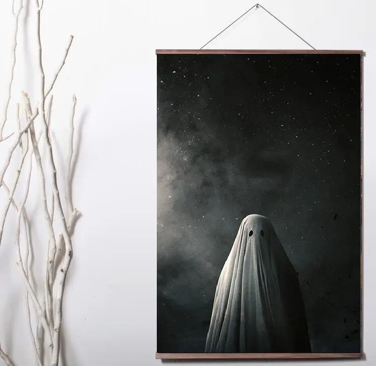 

A Ghost Story Movie Art Print canvas Poster Canvas Scroll Painting with wood