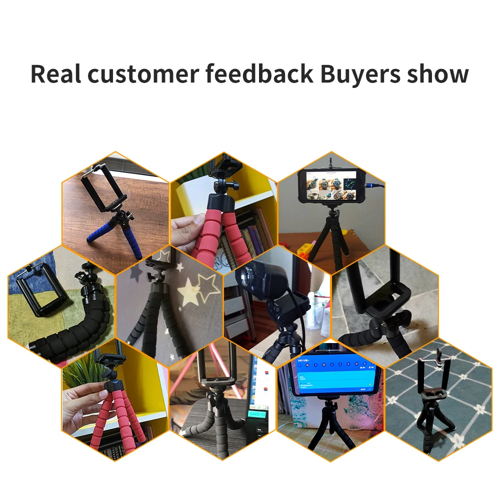 Штатив HONGDAK для телефона держатель мобильной камеры зажим смартфона монопод