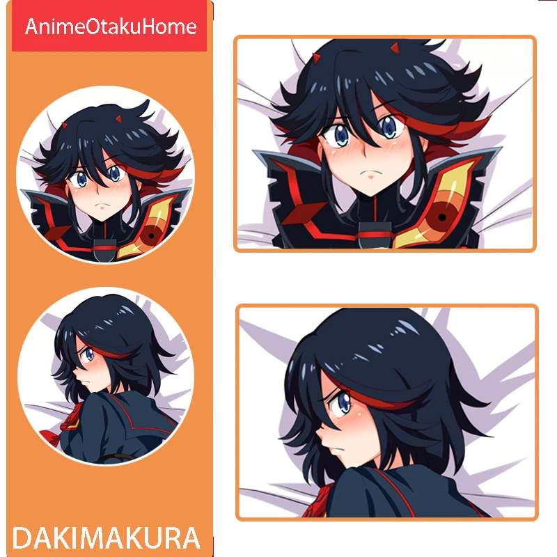 

Anime KILL la KILL Matoi Ryuuko Girl Throw Pillow Cover Hugging Body Pillowcase Otaku Bedding Decoration Dakimakura Pillow Case