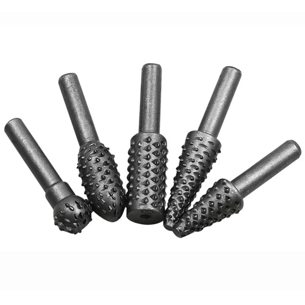 Роторный Рашпиль ROLKETU Drillpro с круглым хвостовиком 5 шт. 6 3 мм набор шлифовальных