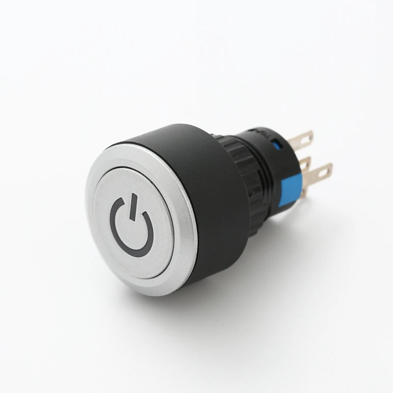 

ELEWIND 22 мм Φ обозначение мощности Блокировка кнопочного переключателя (круглый с подсветкой/B/12V/IP65)