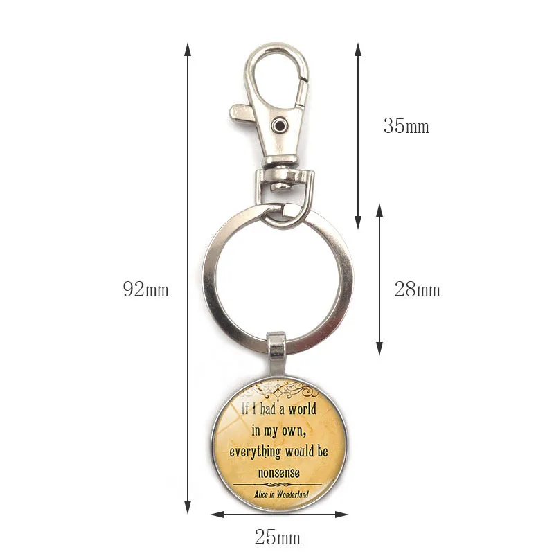 

Cheshire Cat Keychain In Wonderland Word Classic Line Cartoon Key Chain Bag Pendant Keyring Lovers Holiday Gifts
