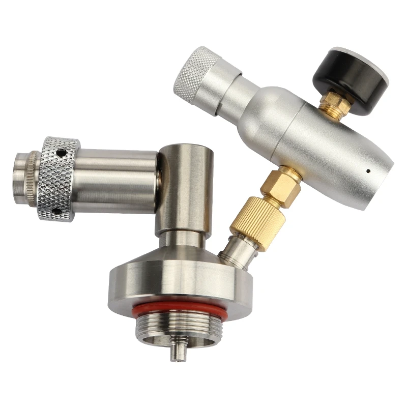 Нержавеющая сталь мини бочонок кран диспенсер с регулируемым пивным краном и со2