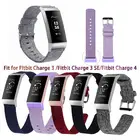 Холщовый ремешок для часов Fitbit Charge 4 3 3SE, сменный Браслет для смарт-часов Fitbit Charge 4  3  3 Se