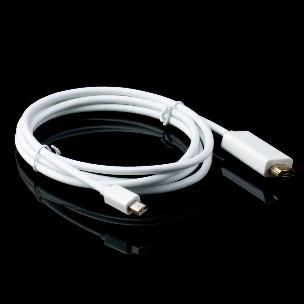 Профессиональный 1 8 м 6 футов мини порт дисплея DP к HDMI совместимое 1080P быстрое