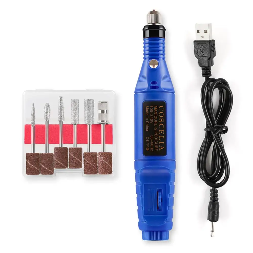 USB Mini Machine 04 Резак для Электрический маникюр ногтей дрель фреза для маникюра ногтей сверла керамическая фреза маникюрный станок 110 V-240 V - Цвет: USB Mini Machine 04