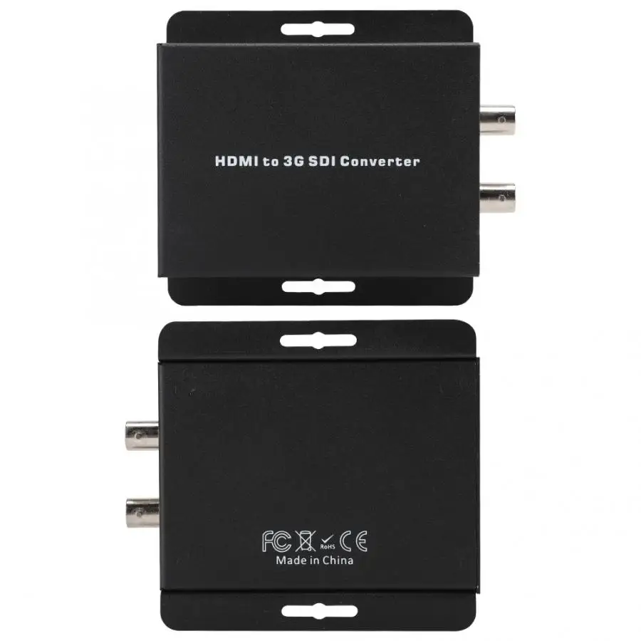 AM-S002 Converter MINI 3G SDI to HDMI Black Metal for Long-Distance Transmission 2.970 Gbit/s high bit rate (100-240V) |