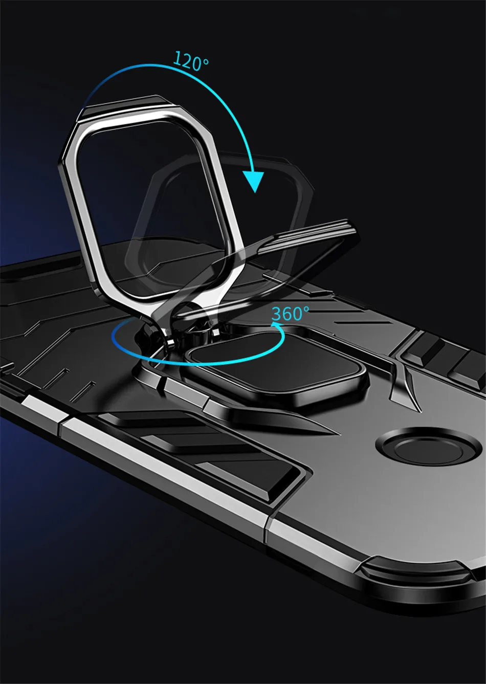 Kickstand чехол для Xiaomi Redmi Note 7 5 6 Pro 4X4 Redmi 7A 7 6 Pro 5 Plus Гибридный Силиконовый чехол для Xiaomi Redmi K20 Pro Note 7