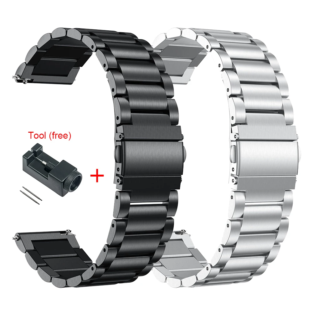 

Metal Stainless Steel Strap For Xiaomi Huami Amazfit GTR 47mm 42mm Bracelet Wrist Band for Huami Amazfit GTS Bip Youth Watchband