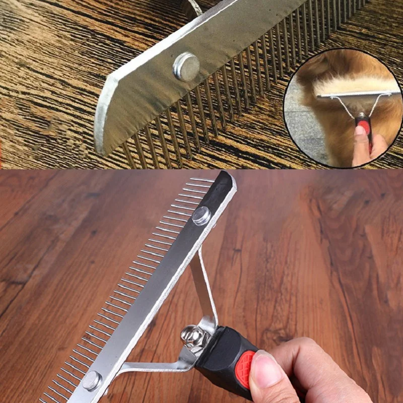 Грабли для животных расческа из нержавеющей стали ухода и чистки щетка удаления