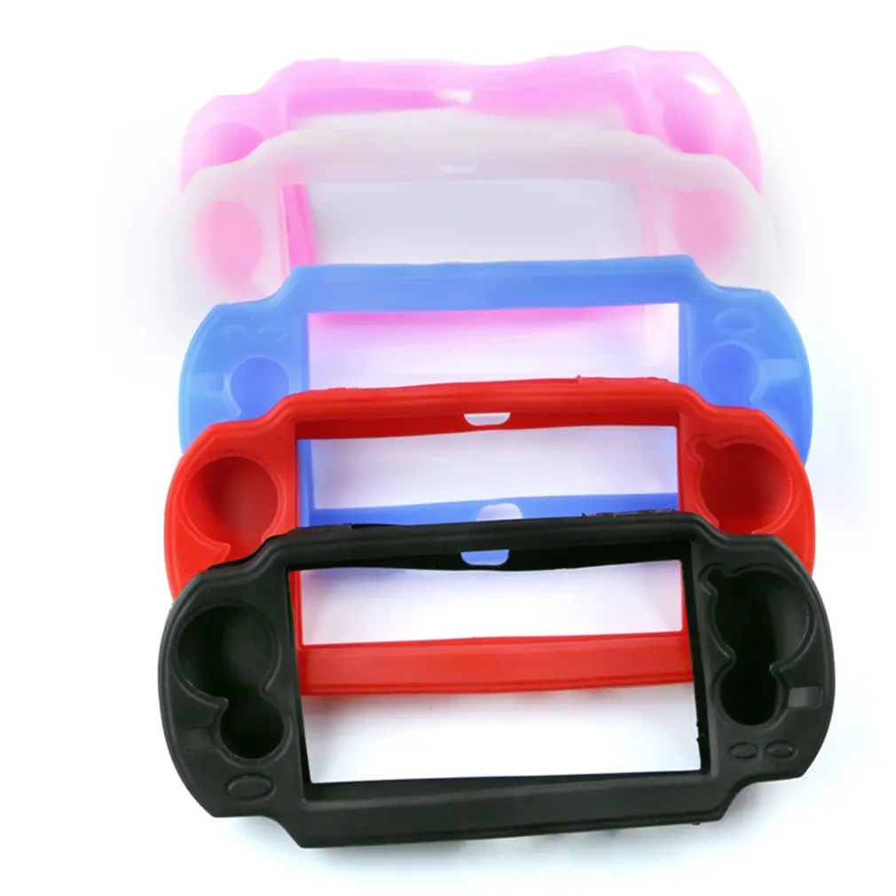 Soft Silicone Rubber Case for Sony PSV1000 Leather PSVITA 1000 Protective TPU Cover Anti-slip | Электроника