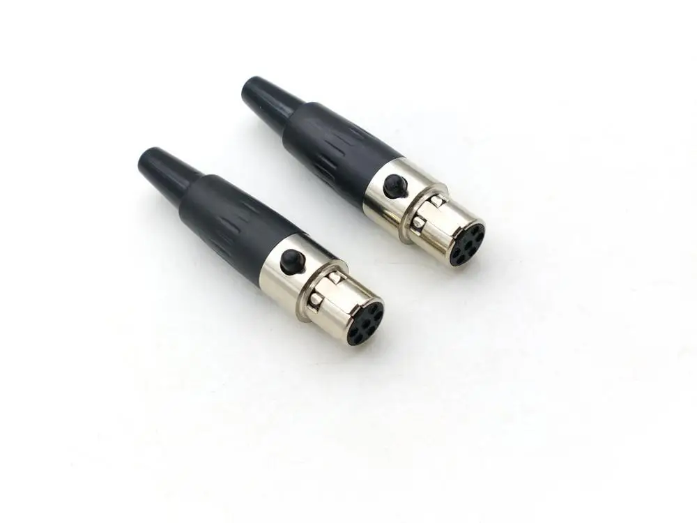 2 шт. 6-контактный разъем Mini XLR | Обустройство дома