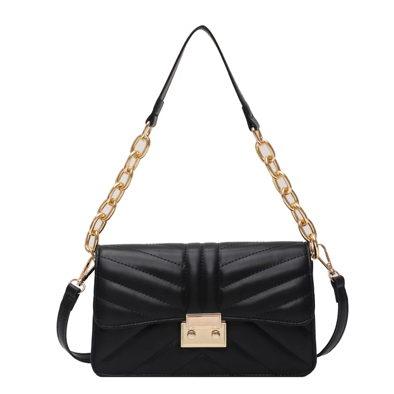 

Classic Small PU Leather Crossbody Bags for Women 2021 New Trend Shoulder Handbags and Purses Women's Luxury Designer Hand Bag