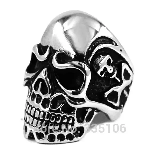 Оптовая продажа кольцо Kapala с черепом ювелирные изделия из нержавеющей стали