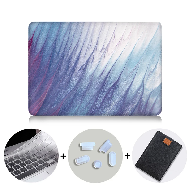 MB09 MTT Акварельная сумка для ноутбука, чехол для Macbook Air Pro retina 11 12 13 15 дюймов с сенсорной панелью, чехол для ноутбука+ чехол для клавиатуры - Цвет: MB09
