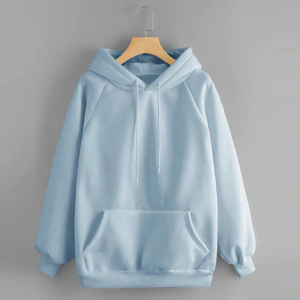 winter Casual Fleece female sweatshirt women Hoodies Sweatshirts long sleeve yellow Pullovers loose Hooded Female thick coat