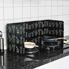Складная перегородка для кухонной газовой плиты, легко хранить чистую алюминиевую фольгу, защита от разбрызгивания масла, кухонные аксессуары