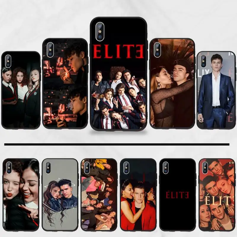 Испанская ТВ серия Elite Новое поступление черный мягкий чехол для iphone 5 5s 5c se 6 6s 7 8