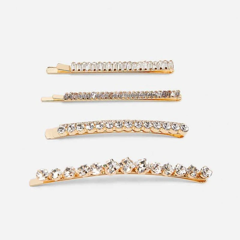 KOMi 30 Styles Hair Pins for Women ZA Hair Jewelry Gifts Shell Conch Hair Clips Simulated Pearl Crystals Barrettes Hot A60523 - Окраска металла: C10406