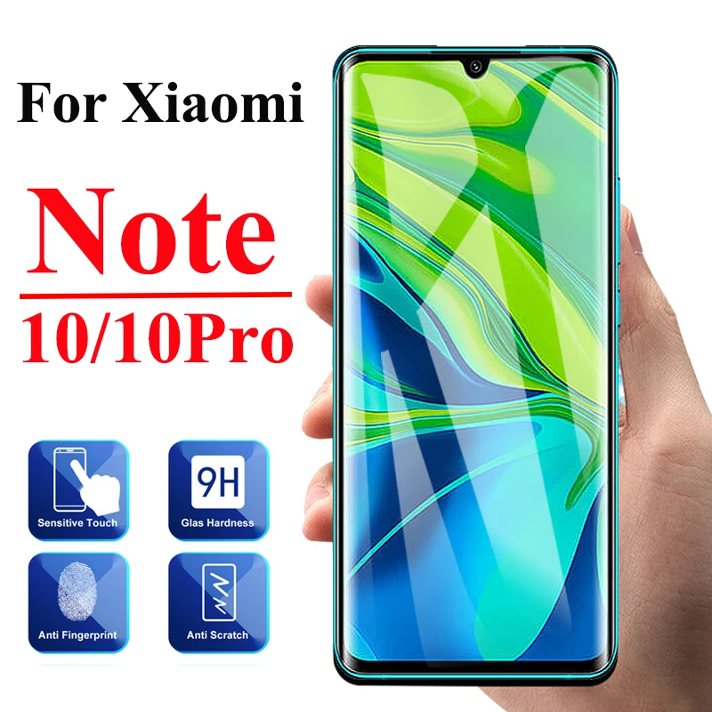 Защитный чехол для Xiaomi mi Note 10 10Pro защита экрана Note10Pro Note10 10Plus Закаленное стекло