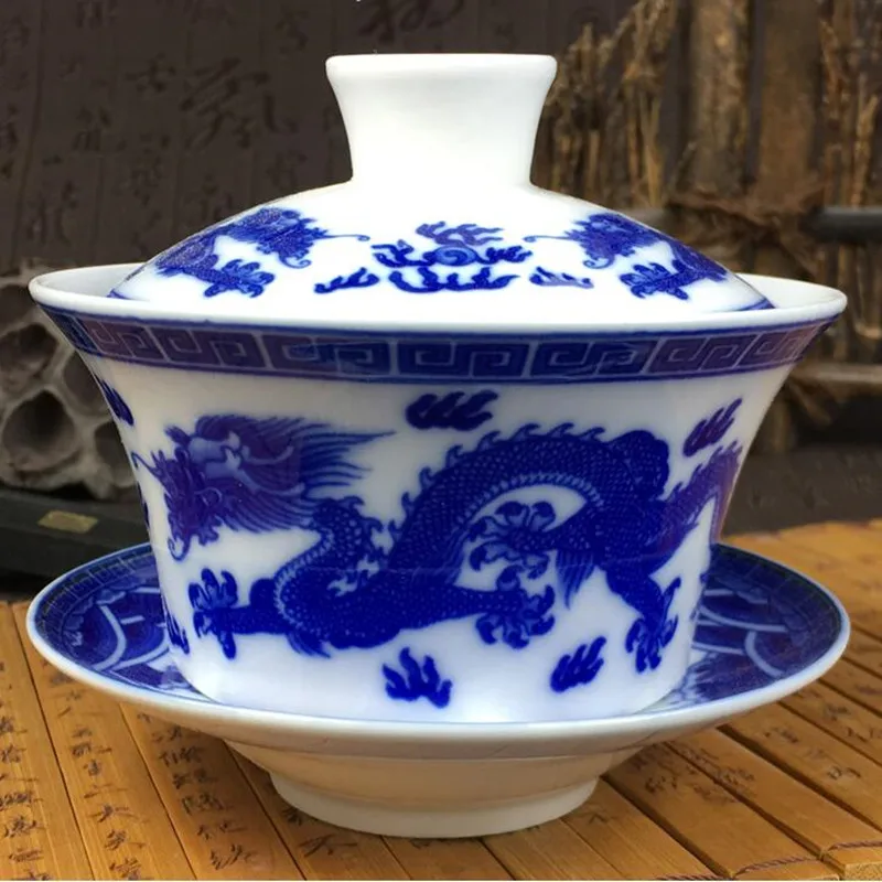 2020 горячая Распродажа 200 мл китайский ручная роспись Чайный сервиз Tureen Dehua