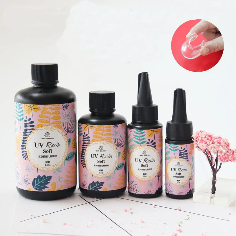 Мягкий УФ-полимер Kawaii принадлежности для поделок из смолы отверждения солнечных