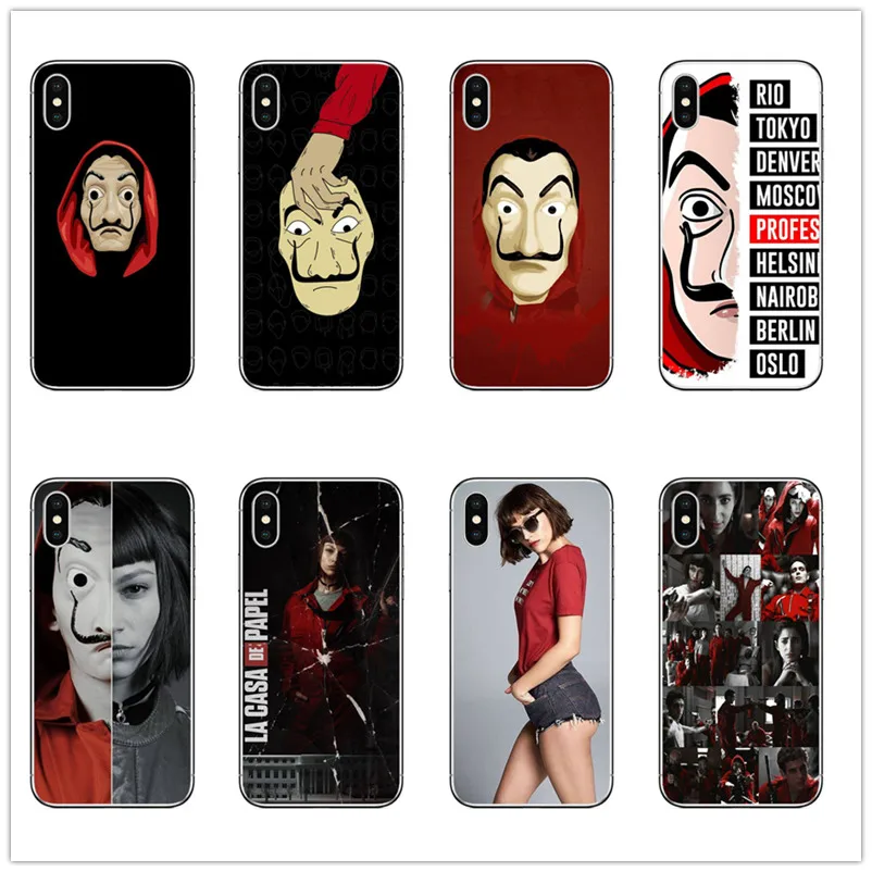 La casa de papel чехол для iphone 11 12 mini pro max X Xs Xr 8 7 6s 6 plus se Spain TV show силиконовый телефона |