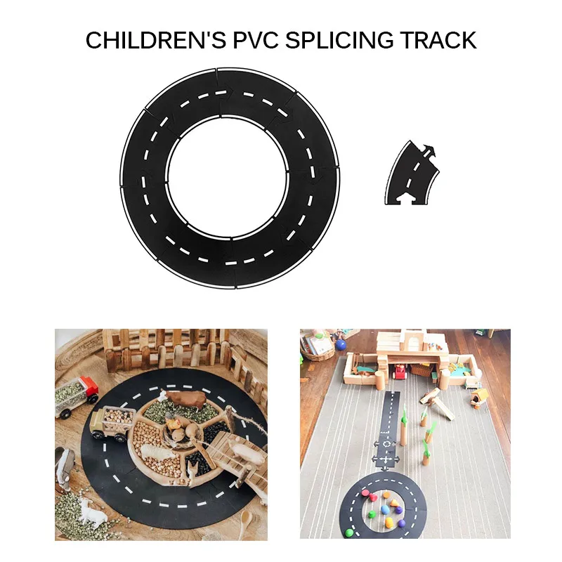 Головоломка Монтессори трек игрушки дорожное строительство игрушечная