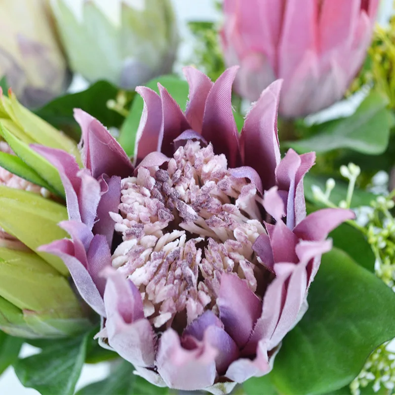 Розовый Шелковый Букет пионов искусственные головки цветов бутон невесты