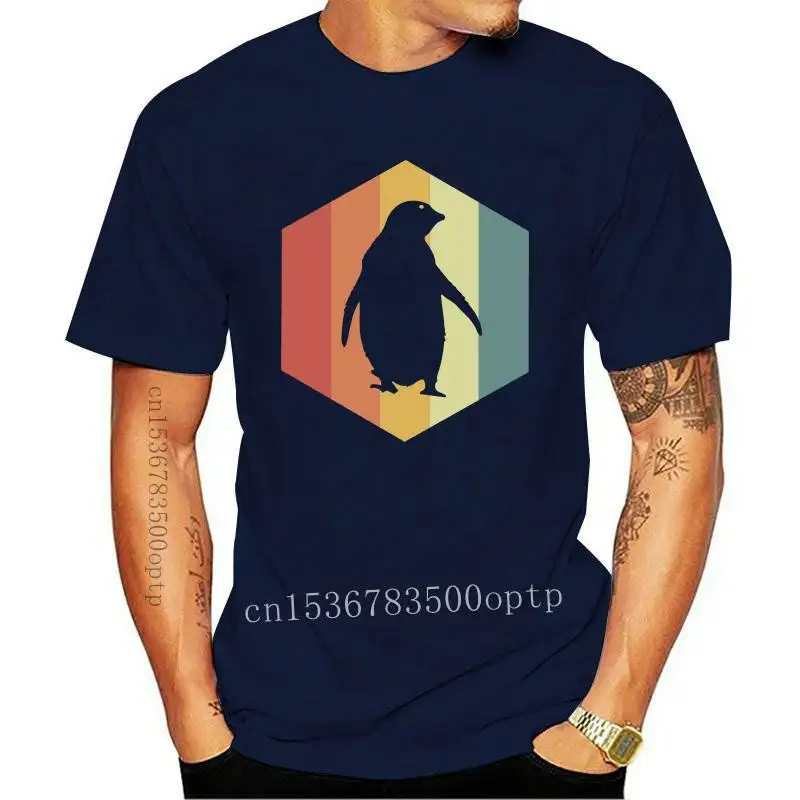 

Рубашка Pride Penguin для мужчин, 3XL, рубашка из мягкого хлопка с коротким рукавом и круглым вырезом