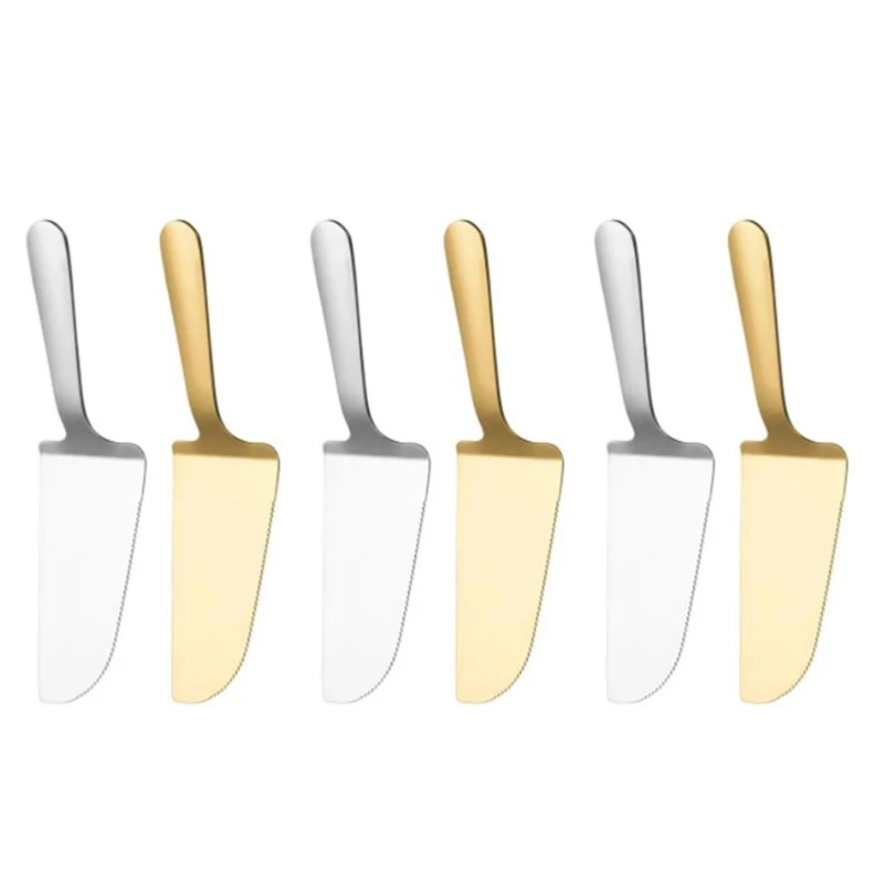 

Cake Shovel Pizza Shovel Cake Butter Cheese Ice Cream Dessert Cutter Food High-End Kitchen Baking Tools 6 Pcs