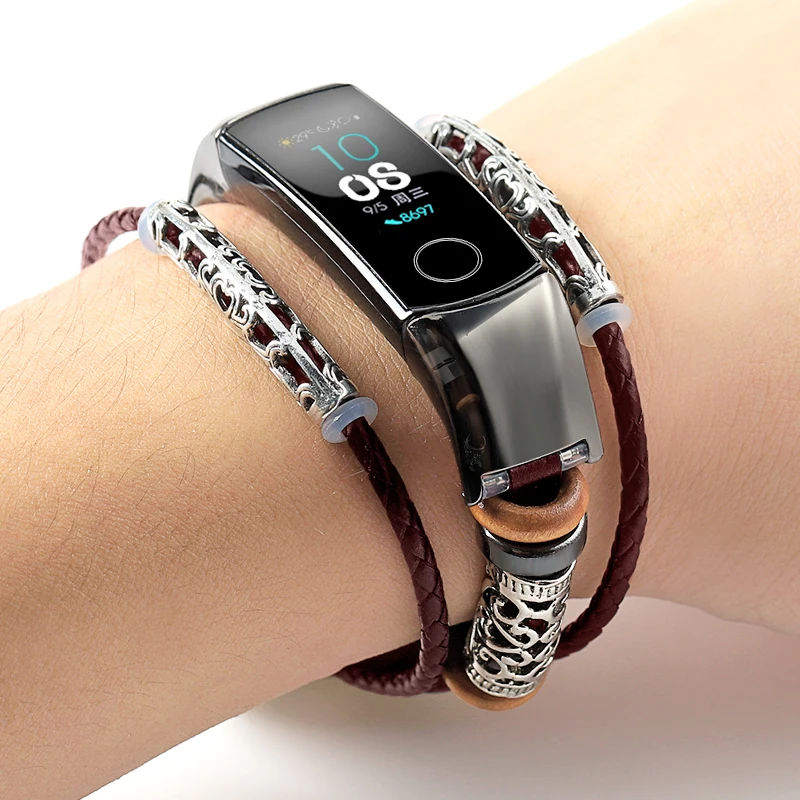 7781 Металлический браслет для huawei honor band 5 Миланская петля ремешок для honor band 4 сменный ремешок магнитная пряжка регулируемый размер - Цвет: 7781