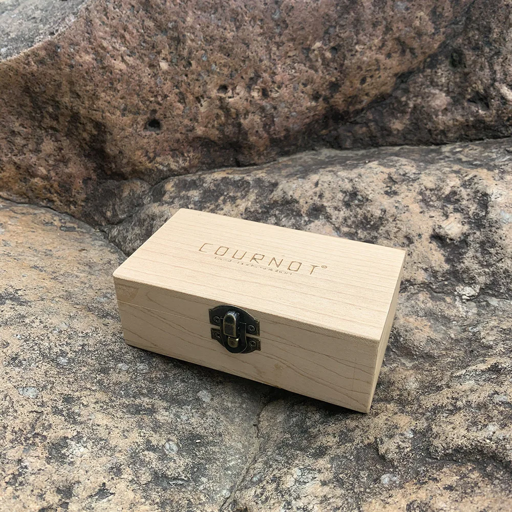 COURNOT ящик для хранения с поддоном из натурального дерева ручной работы коробка