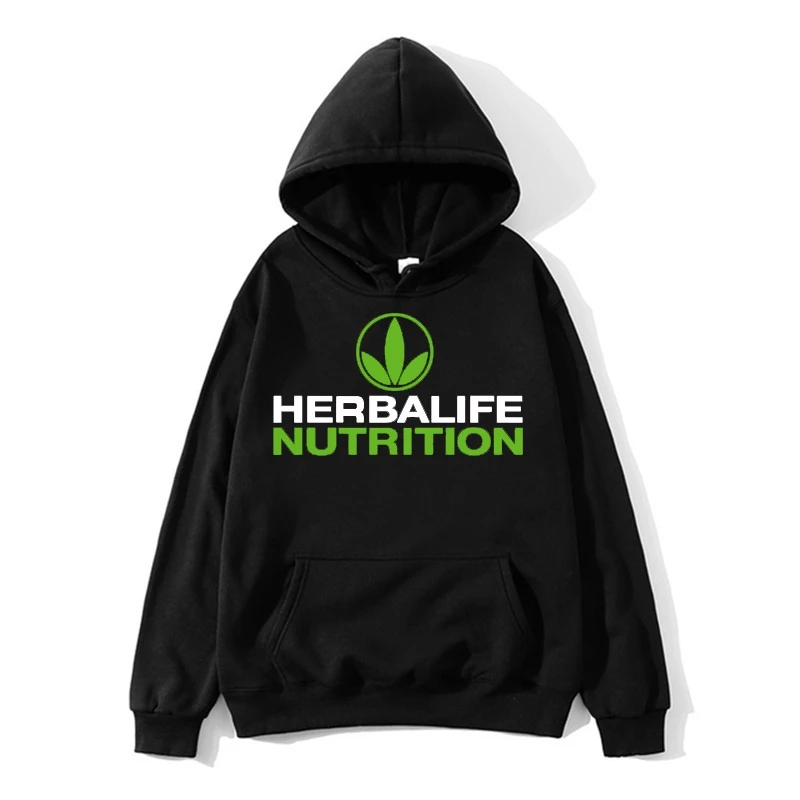 

Herbalife nutrition Printed Hoodie Men Women Green Logo Herbalife Graphic Hoodie Sweatershirt