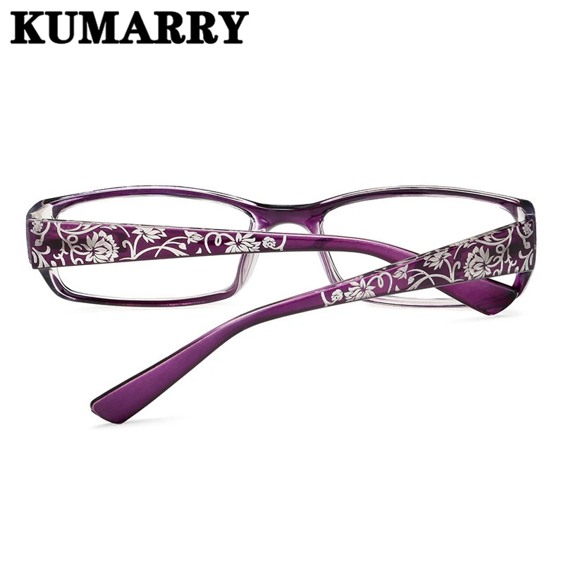 KUMARRY Новые квадратные очки для чтения для мужчин / женщин с антиблокировочным светом пресбиопии очки близорукости с диоптриями 1.0 + 1.5 + 2.0 + 2.5 + 3.0 + 3.5 + 4.0 на